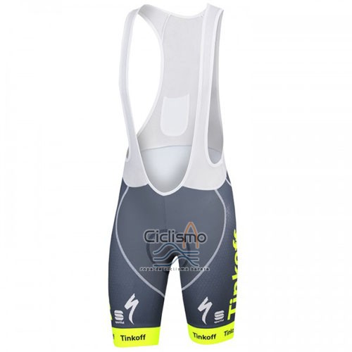 Tinkoff Ropa Ciclismo Culotte Corto 2016 Mangas Cortas AMarillo
